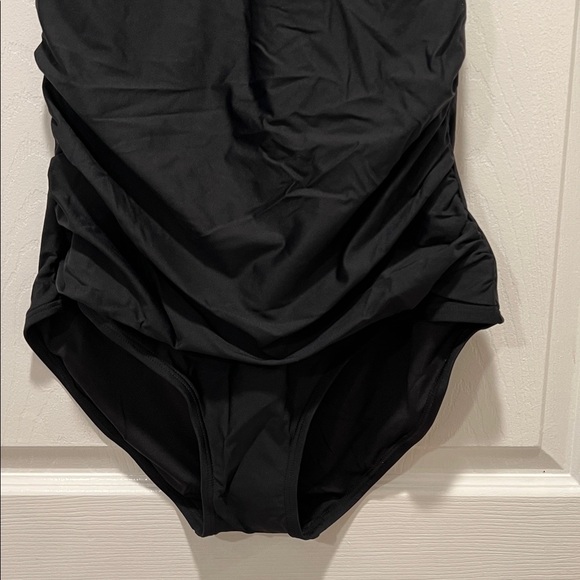 DKNY Black Halter One-Piece Swimsuit. NWT. Large - Picture 11 of 11